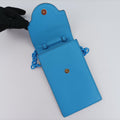 Medusa phone bag Blue Leather メドゥーサ フォンバッグ ブルー レザー 