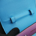 Medusa phone bag Blue Leather メドゥーサ フォンバッグ ブルー レザー 