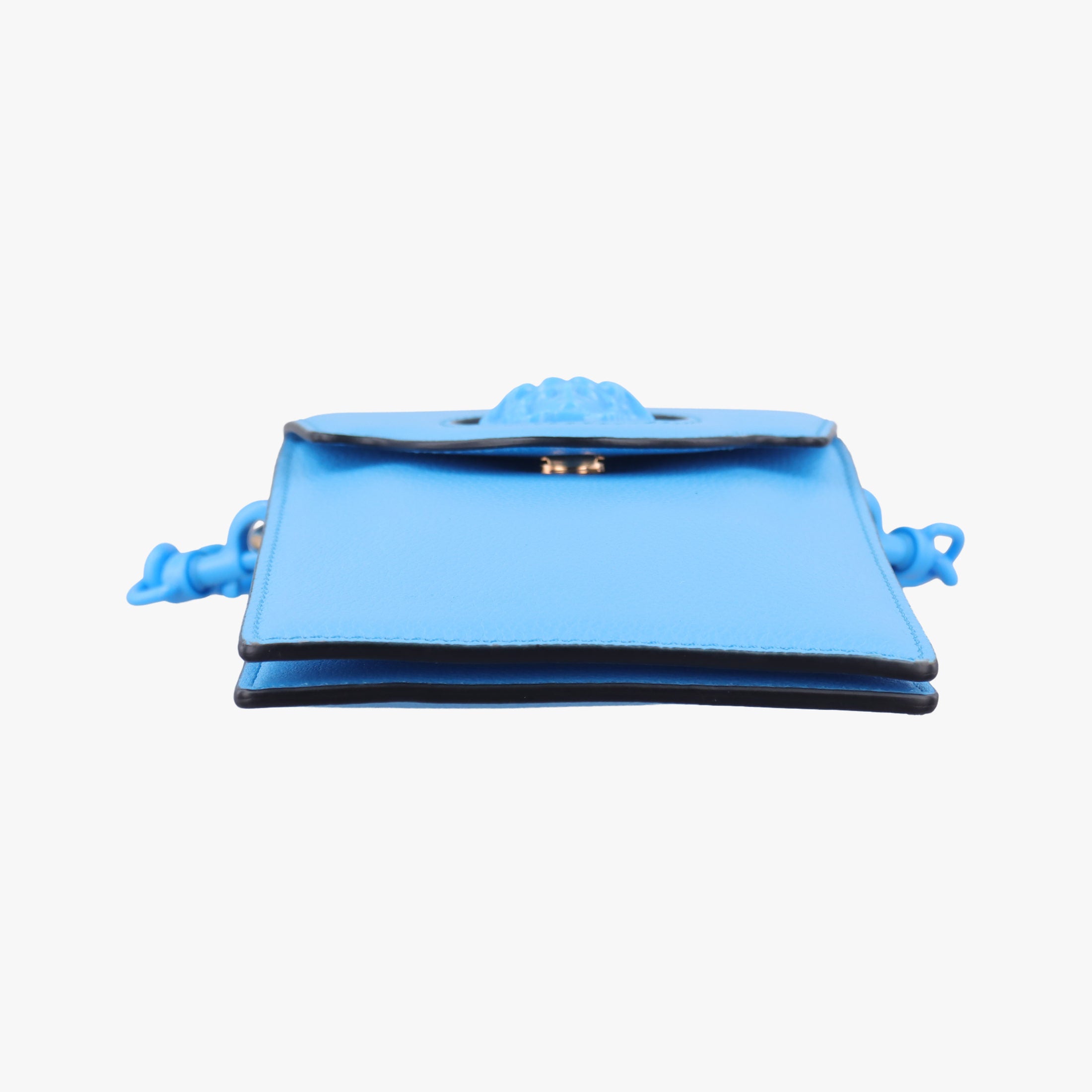 Medusa phone bag Blue Leather メドゥーサ フォンバッグ ブルー レザー 