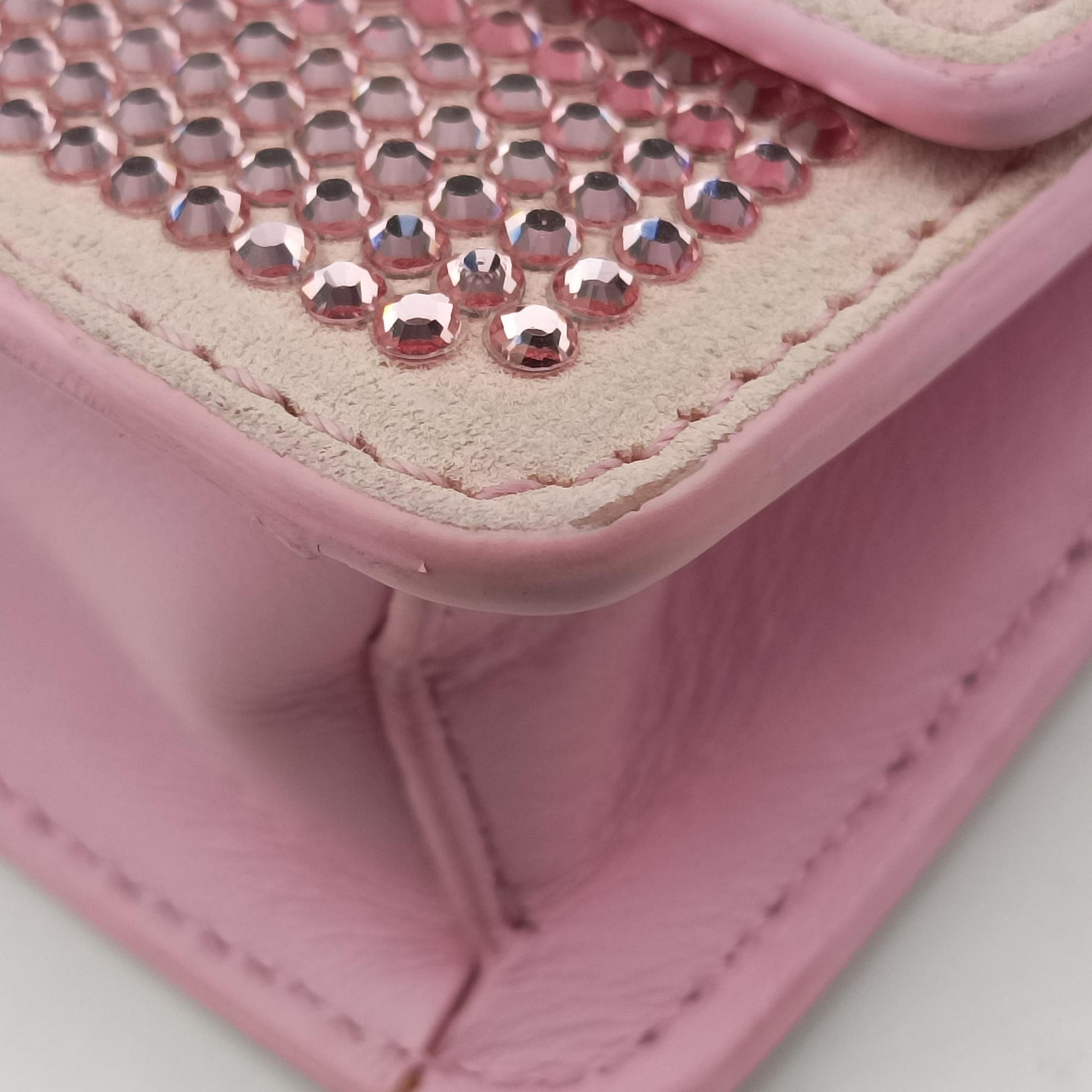 medusa Pink Suede x Leather メデューサ ピンク スエードxレザー 