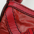 Queen Red Leather × Coated Canvas 189885 F2089704クイーン レッド レザー × コーテッドキャンバス 189885 F2089704