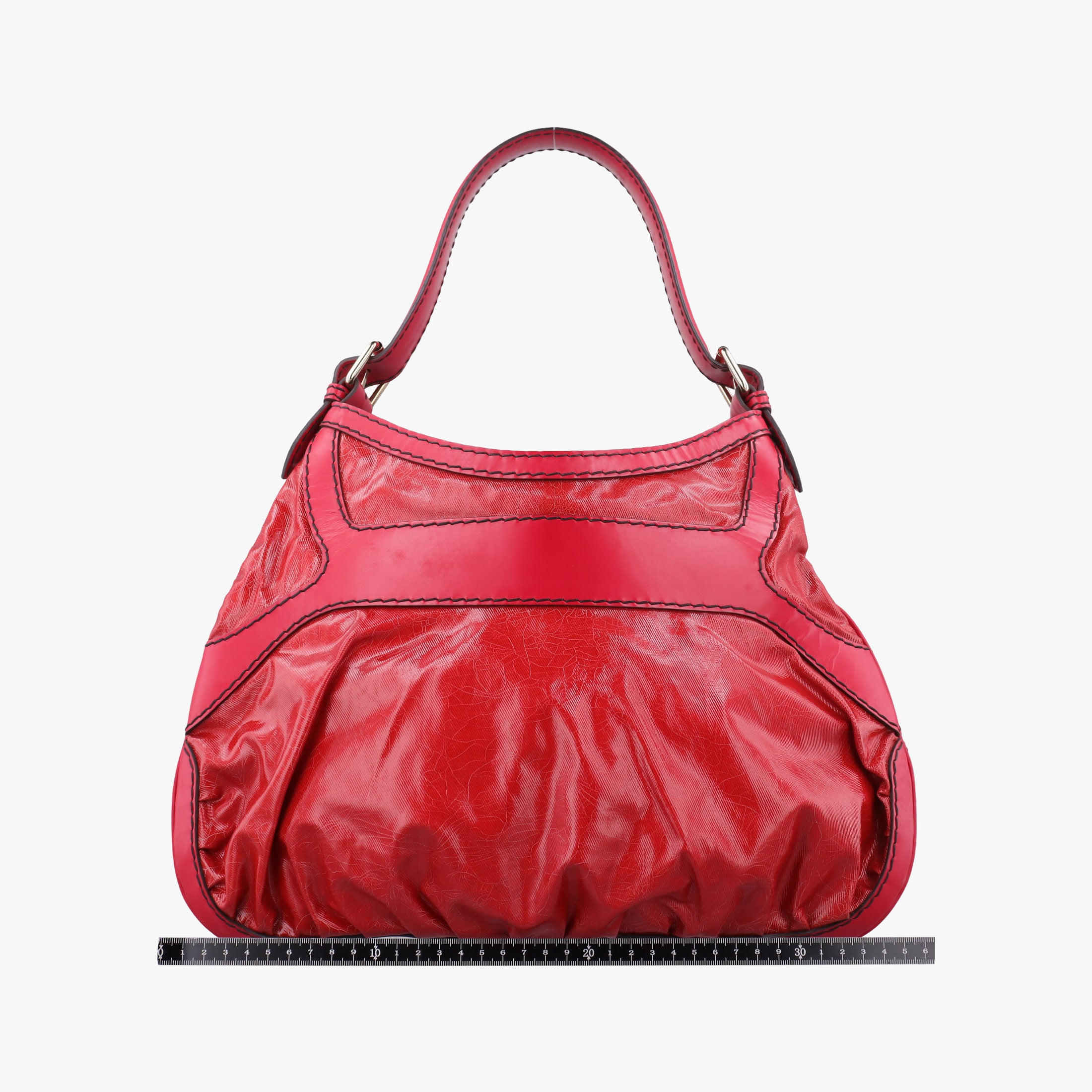 Queen Red Leather × Coated Canvas 189885 F2089704クイーン レッド レザー × コーテッドキャンバス 189885 F2089704