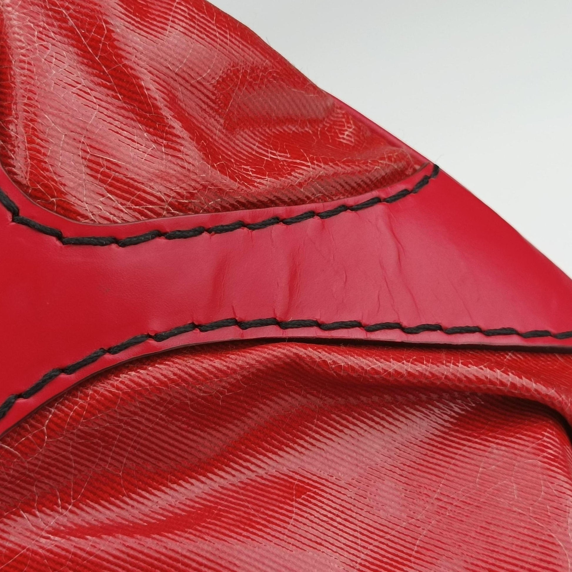 Queen Red Leather × Coated Canvas 189885 F2089704クイーン レッド レザー × コーテッドキャンバス 189885 F2089704
