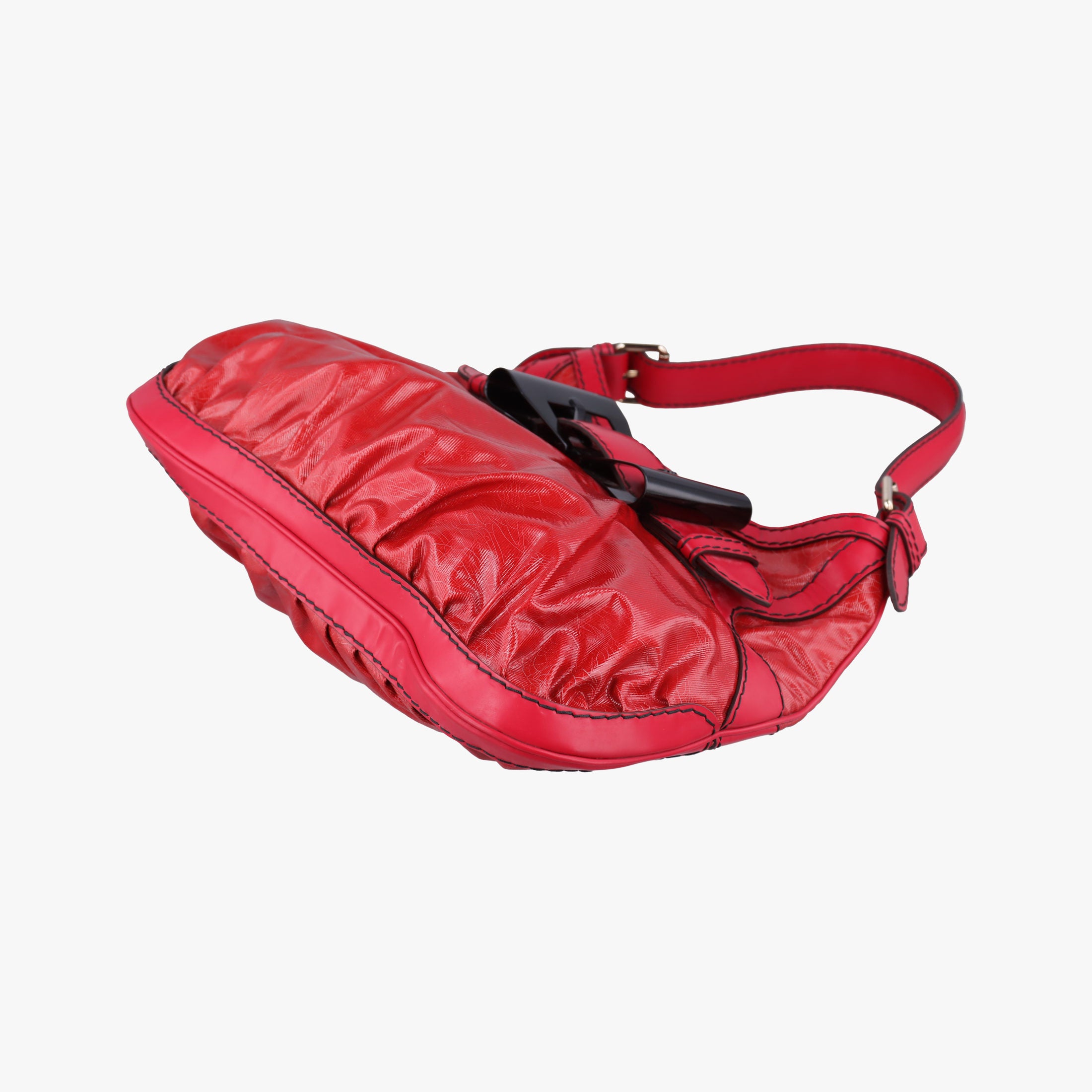 Queen Red Leather × Coated Canvas 189885 F2089704クイーン レッド レザー × コーテッドキャンバス 189885 F2089704