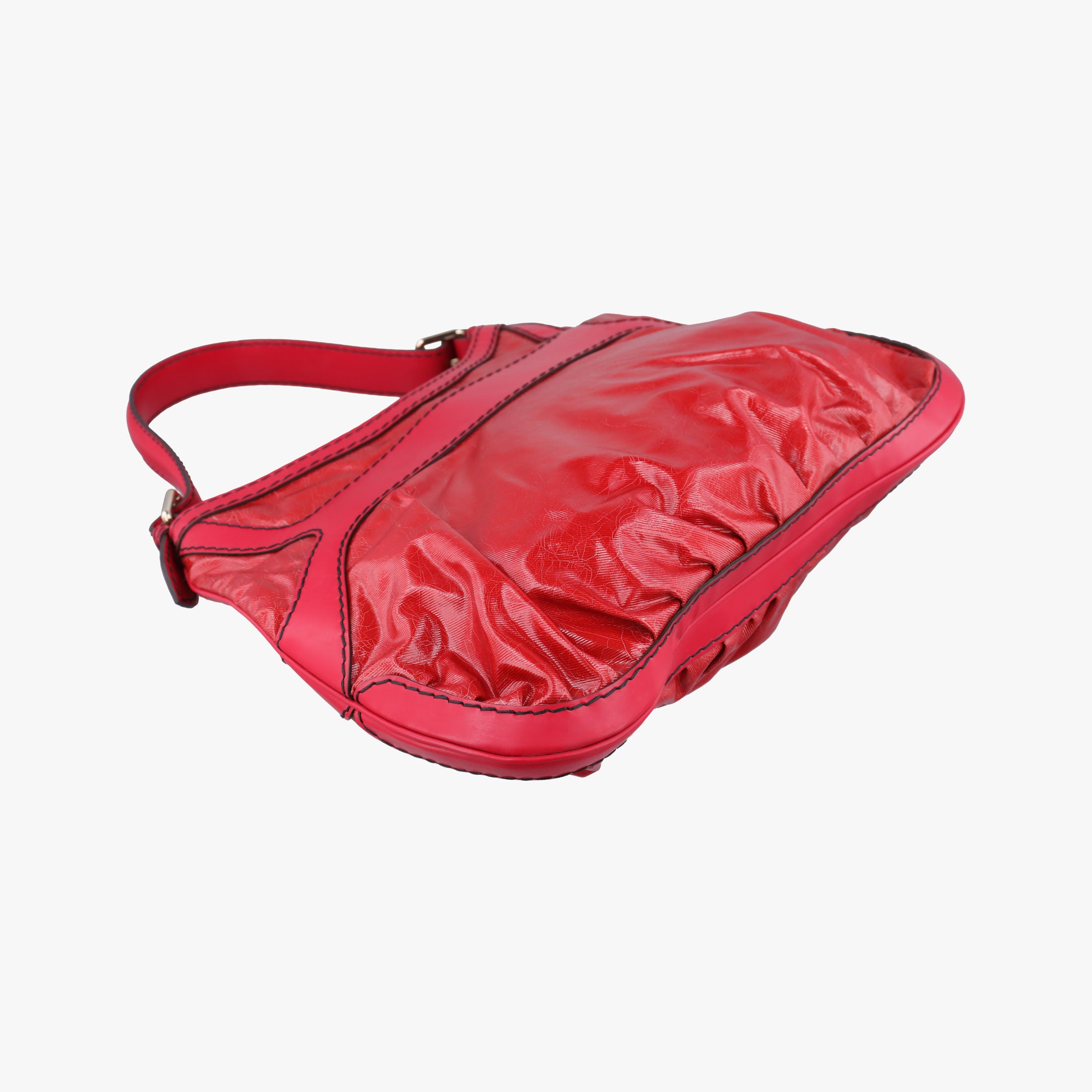 Queen Red Leather × Coated Canvas 189885 F2089704クイーン レッド レザー × コーテッドキャンバス 189885 F2089704