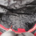 Queen Red Leather × Coated Canvas 189885 F2089704クイーン レッド レザー × コーテッドキャンバス 189885 F2089704