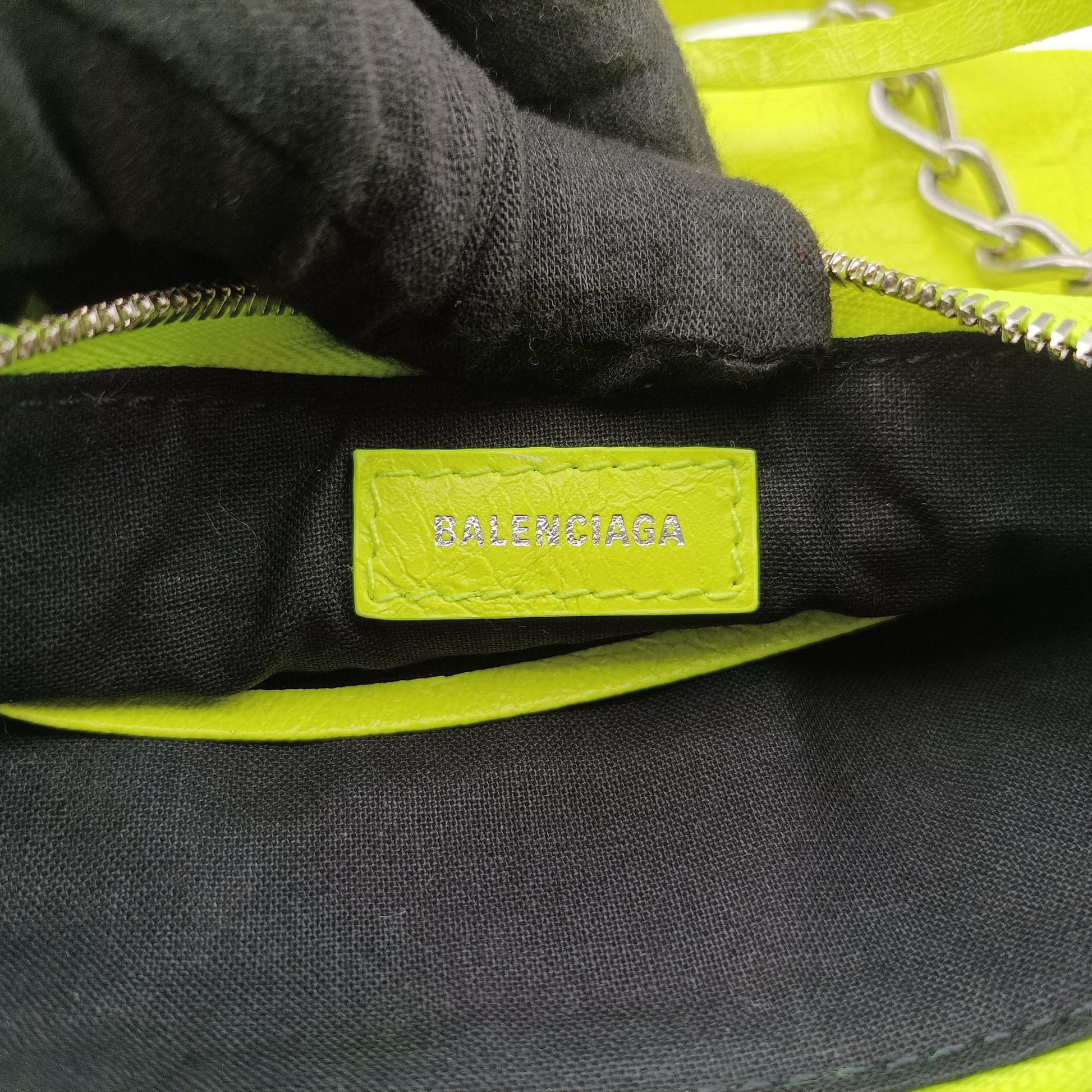 Le Cagole Green lambskin 695814.7206.R.493075ルカゴール グリーン ラムスキン 695814.7206.R.493075
