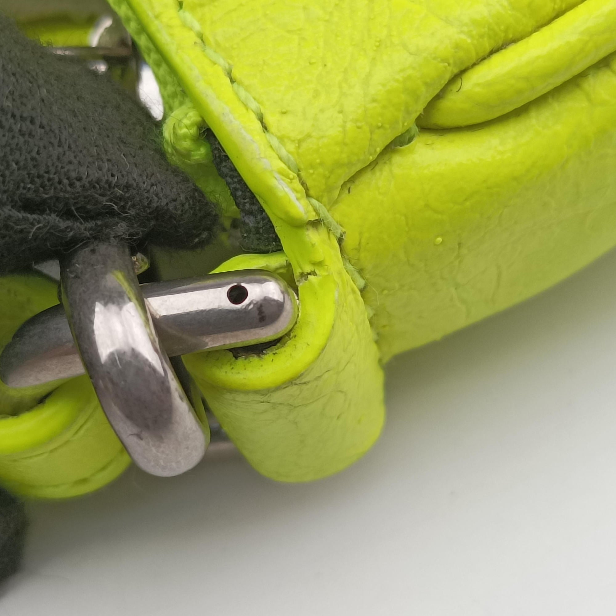 Le Cagole Green lambskin 695814.7206.R.493075ルカゴール グリーン ラムスキン 695814.7206.R.493075
