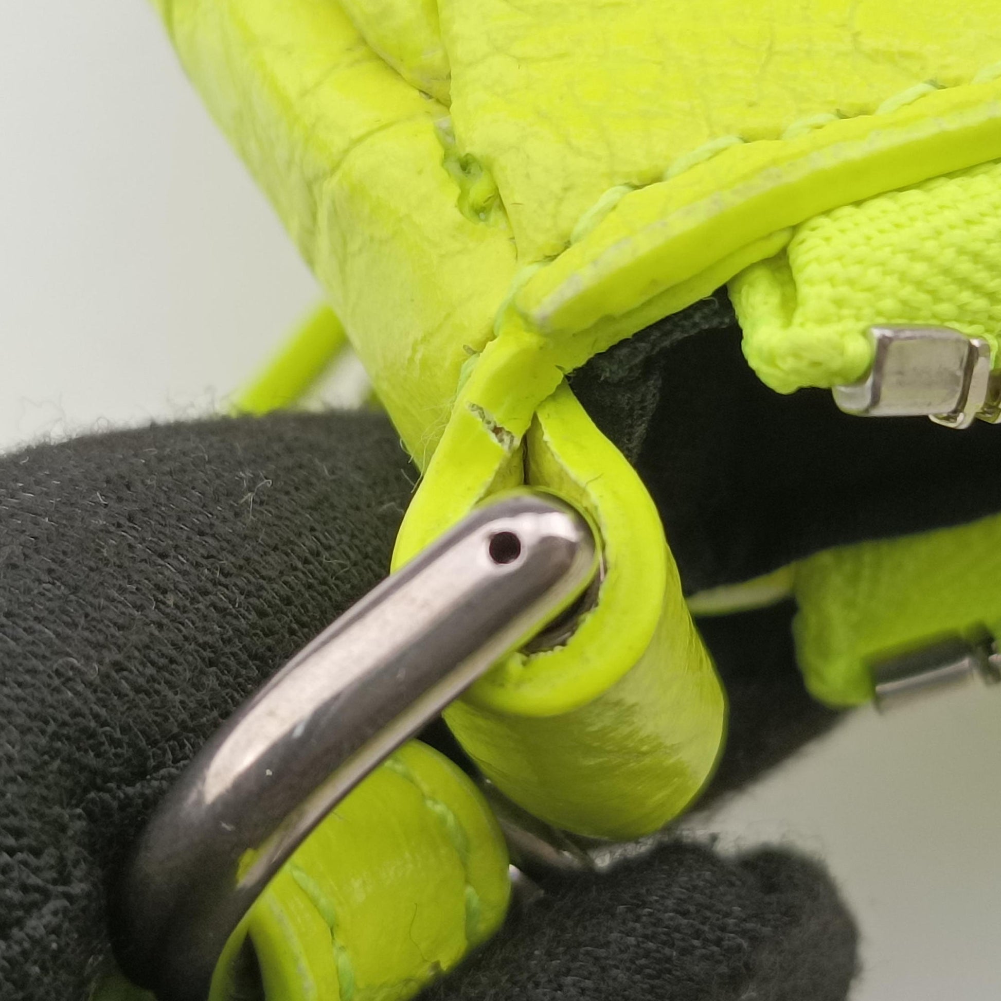 Le Cagole Green lambskin 695814.7206.R.493075ルカゴール グリーン ラムスキン 695814.7206.R.493075