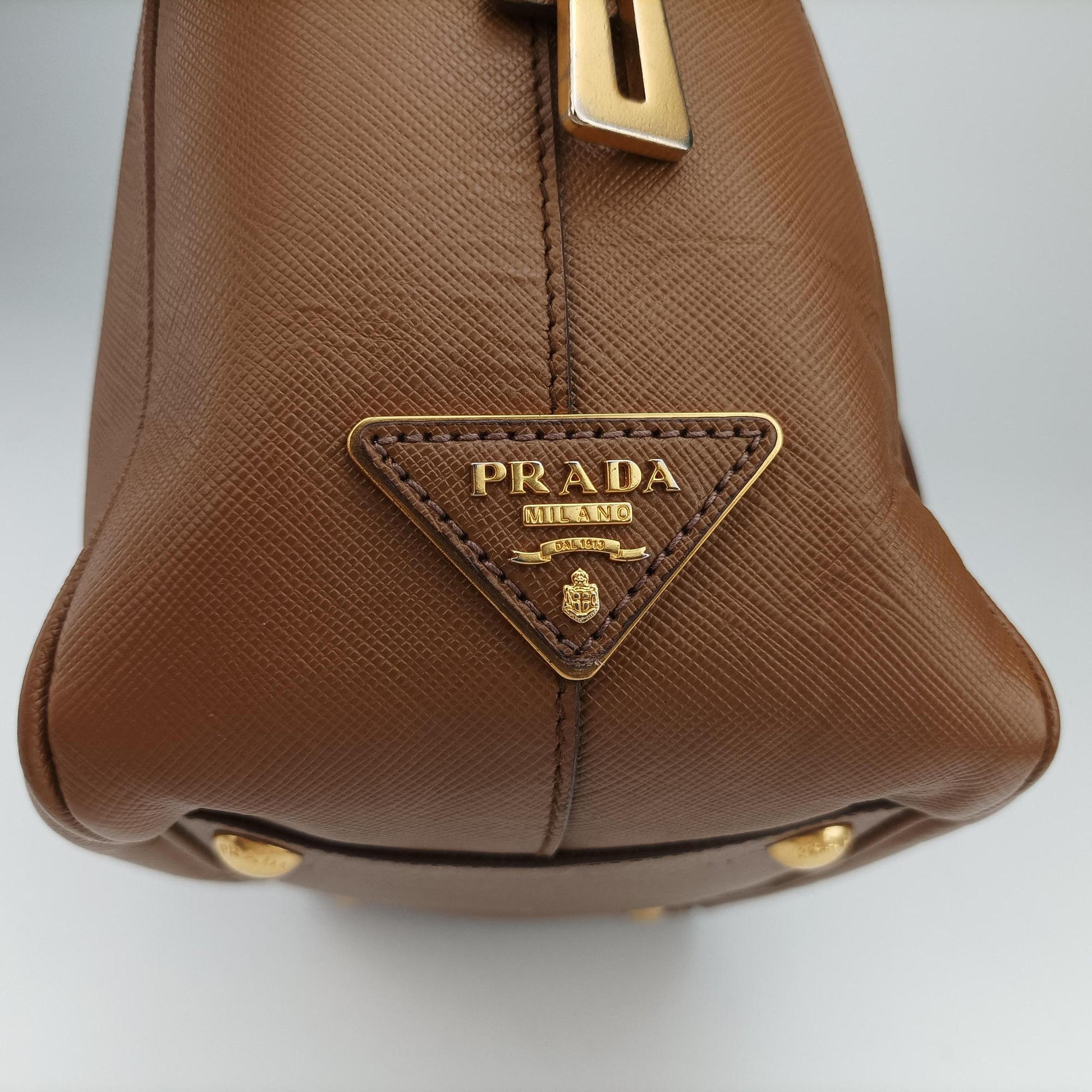Convertible Top Handle Brown SAFFIANO Leather BL0757 180コンバーチブル トップ ハンドル ブラウン サフィアーノレザー BL0757 180