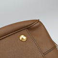 Convertible Top Handle Brown SAFFIANO Leather BL0757 180コンバーチブル トップ ハンドル ブラウン サフィアーノレザー BL0757 180