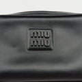 Logo belt Black leather DNP104ロゴベルト ブラック レザー DNP104
