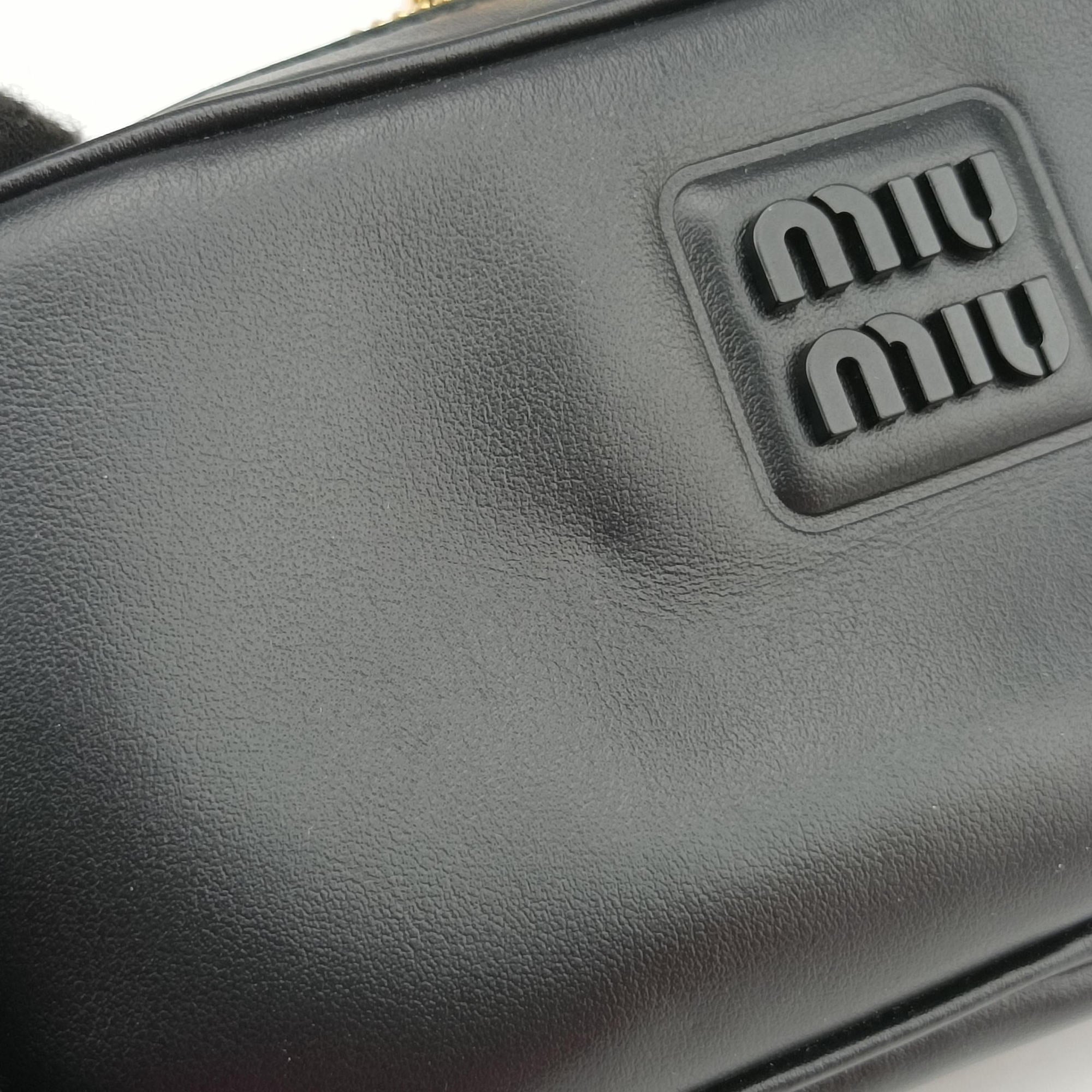 Logo belt Black leather DNP104ロゴベルト ブラック レザー DNP104
