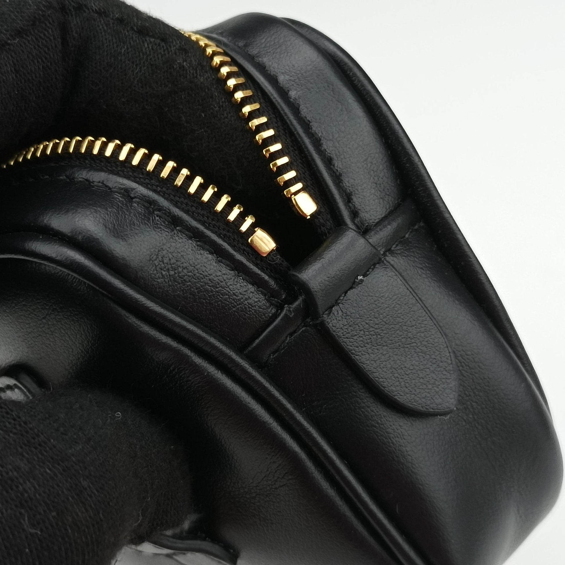 Logo belt Black leather DNP104ロゴベルト ブラック レザー DNP104