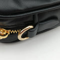 Logo belt Black leather DNP104ロゴベルト ブラック レザー DNP104