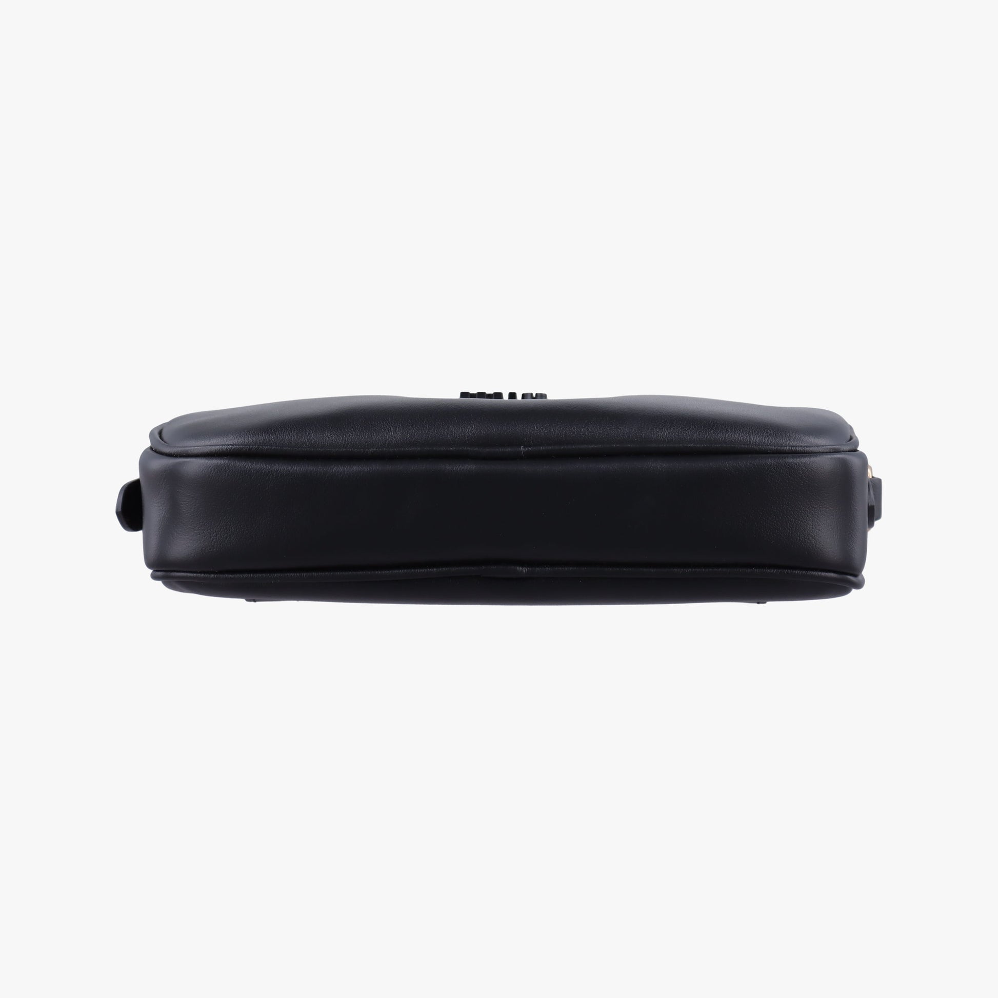 Logo belt Black leather DNP104ロゴベルト ブラック レザー DNP104