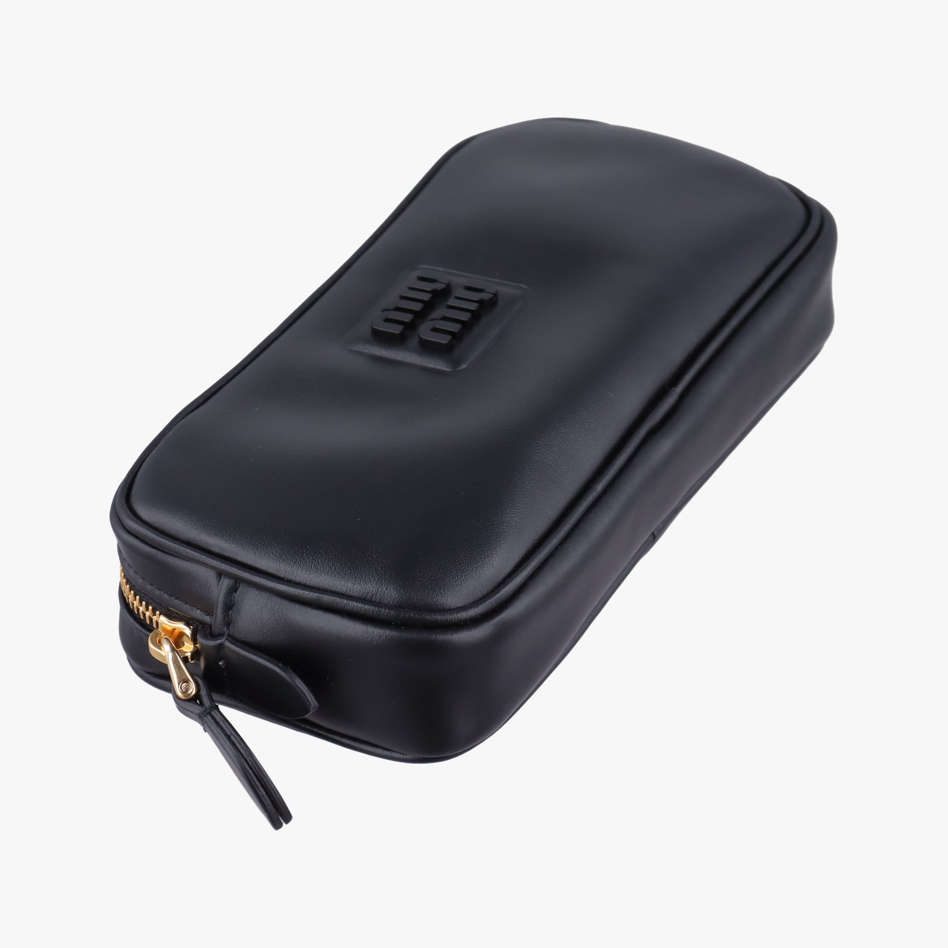 Logo belt Black leather DNP104ロゴベルト ブラック レザー DNP104