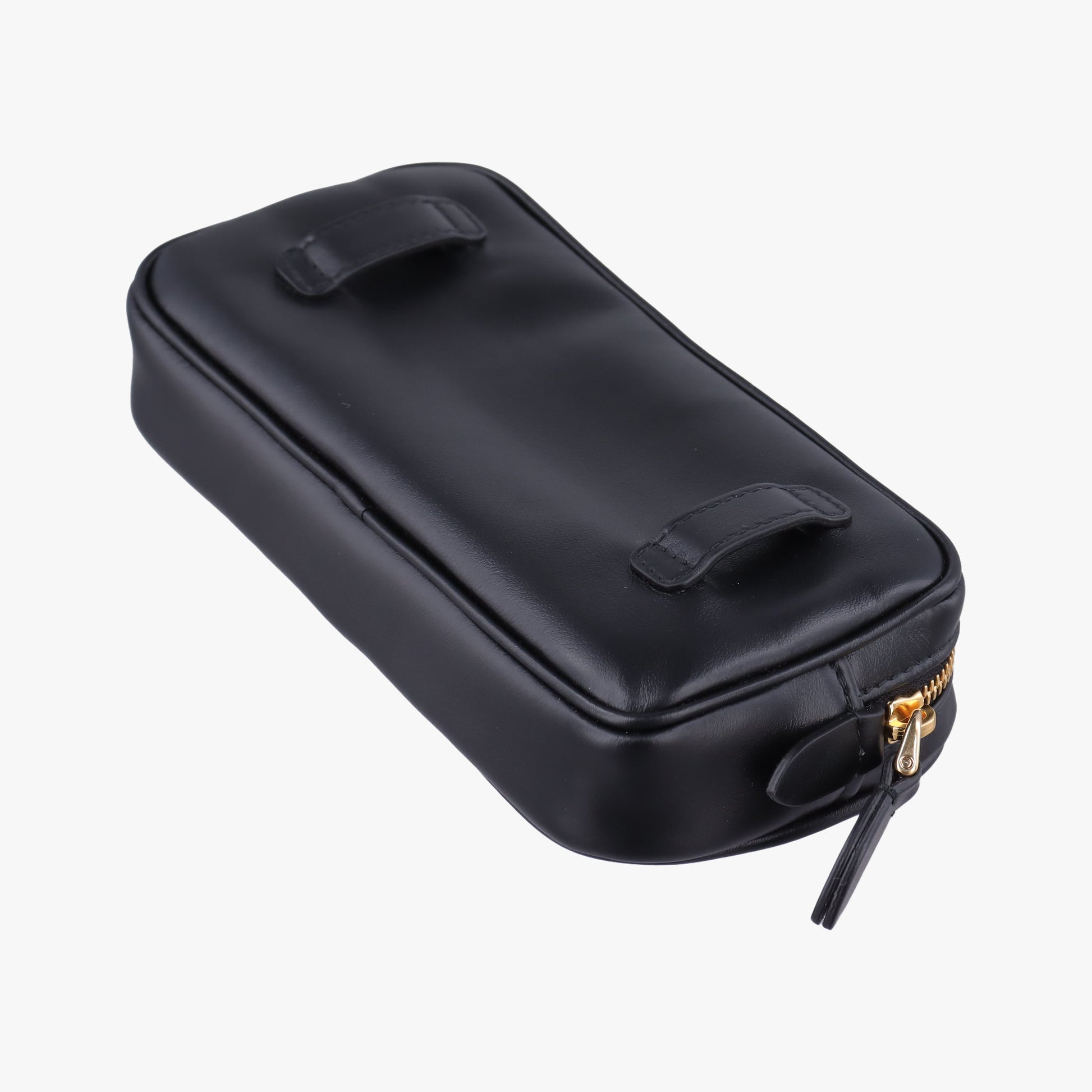 Logo belt Black leather DNP104ロゴベルト ブラック レザー DNP104