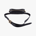 Logo belt Black leather DNP104ロゴベルト ブラック レザー DNP104