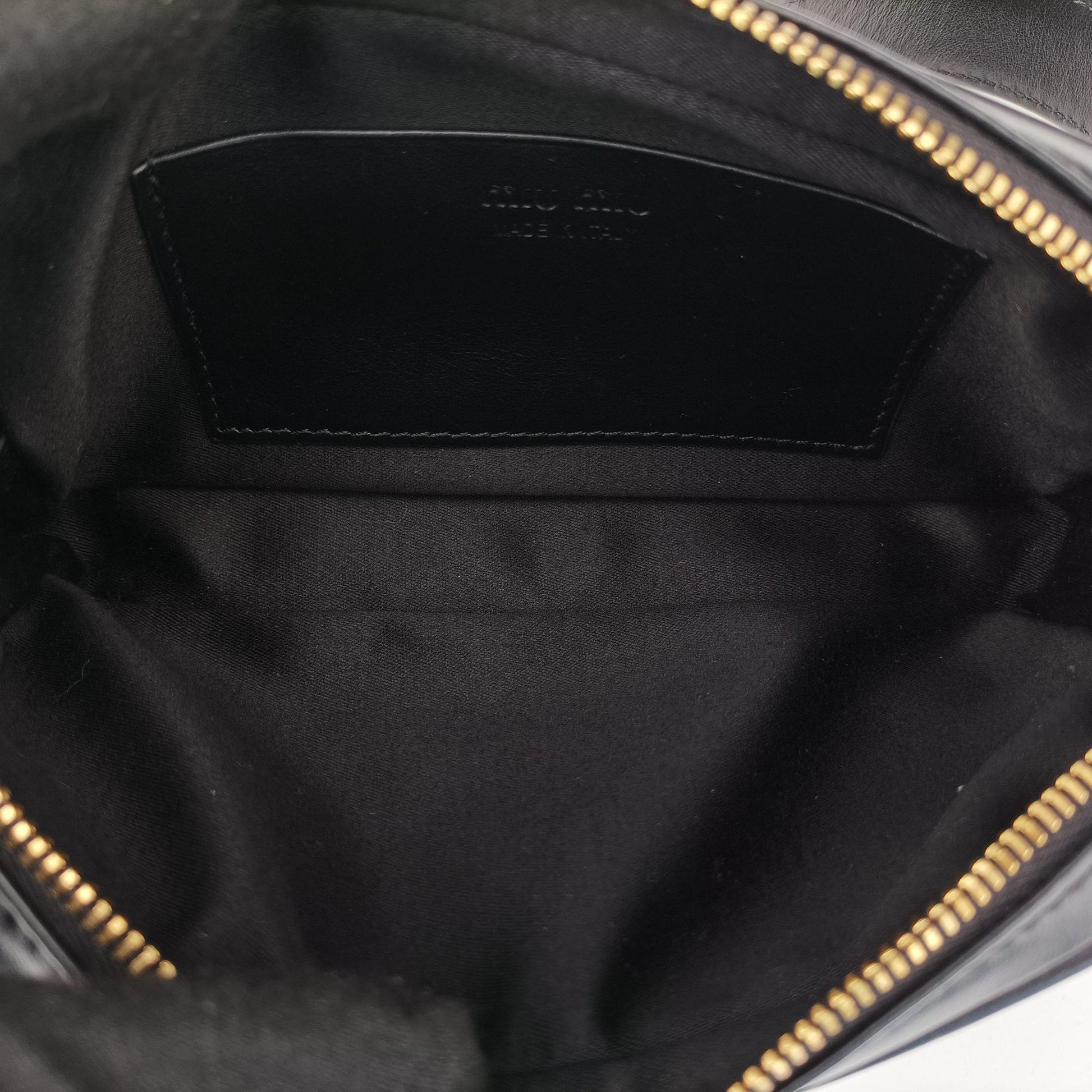 Logo belt Black leather DNP104ロゴベルト ブラック レザー DNP104