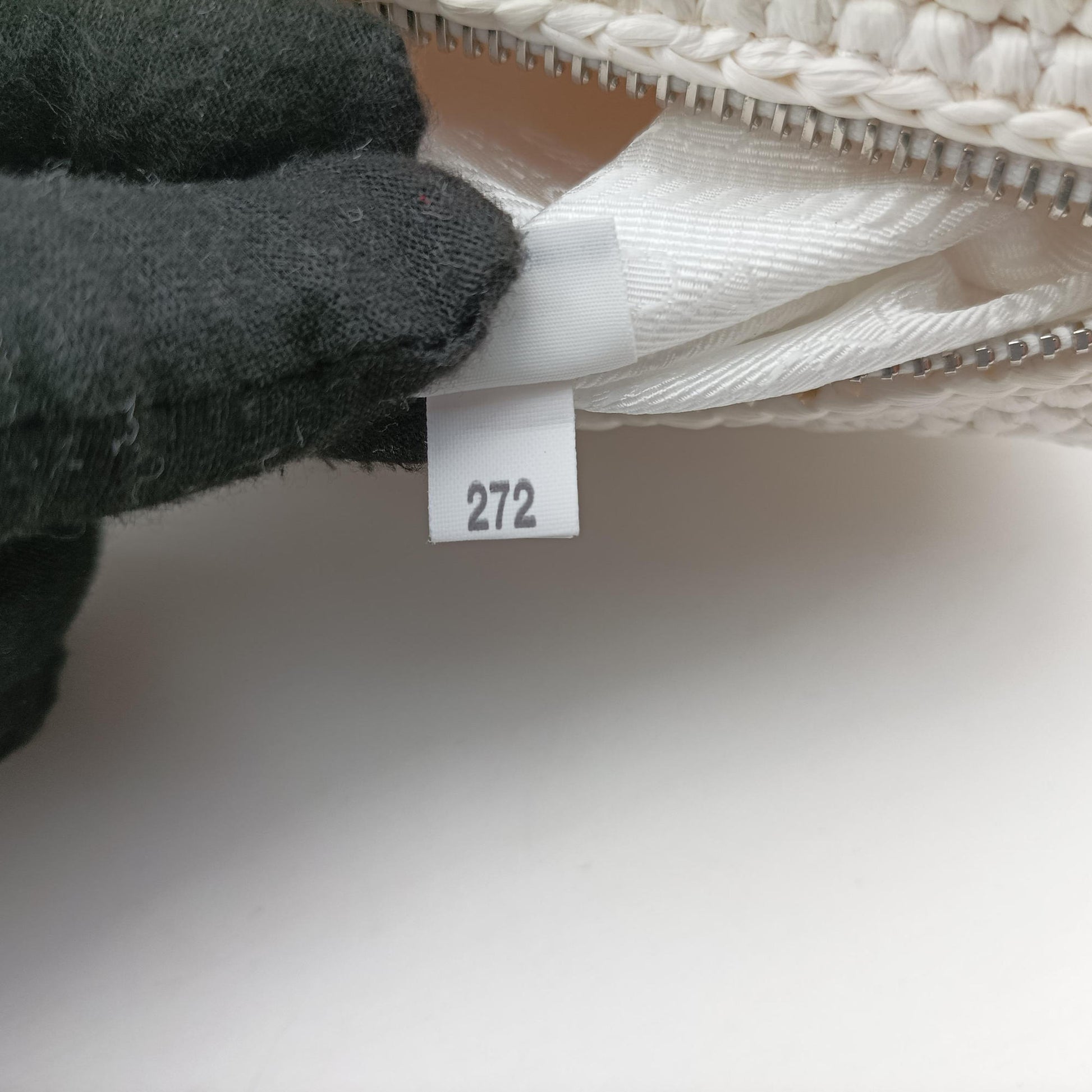 Triangle Logo White Straw 272 1トライアングル ロゴ ホワイト ストロー 272 1