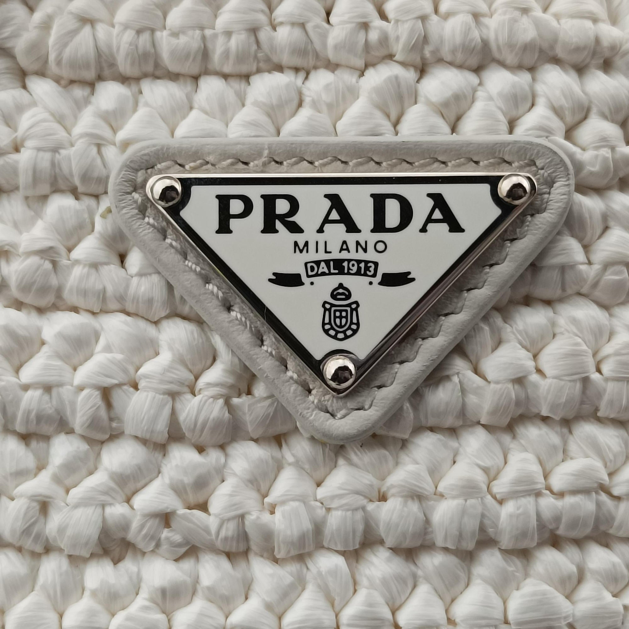 Triangle Logo White Straw 272 1トライアングル ロゴ ホワイト ストロー 272 1