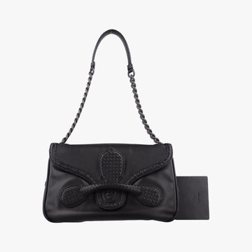 Intrecciato Black lambskin B03338271Lイントレチャート ブラック ラムスキン B03338271L