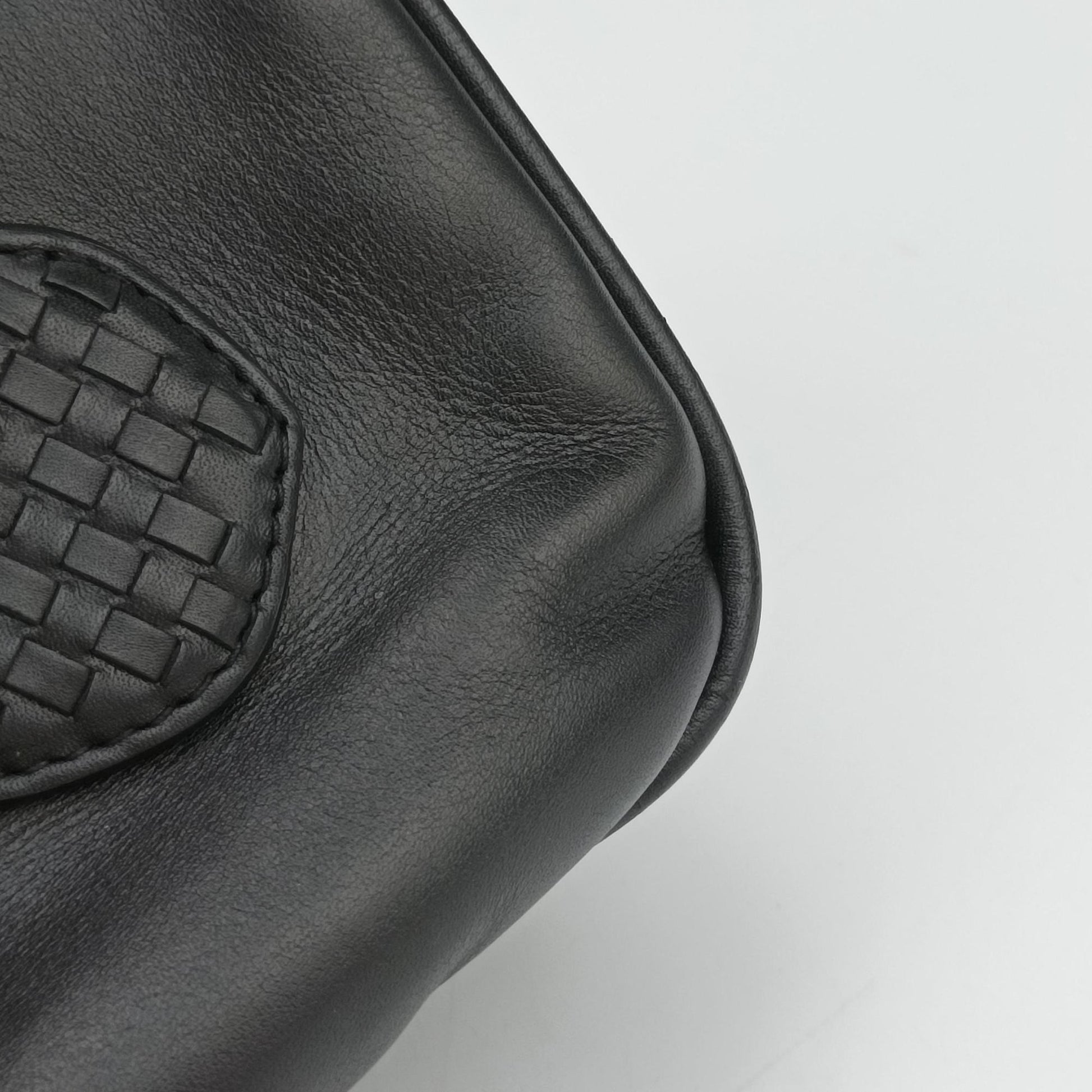Intrecciato Black lambskin B03338271Lイントレチャート ブラック ラムスキン B03338271L