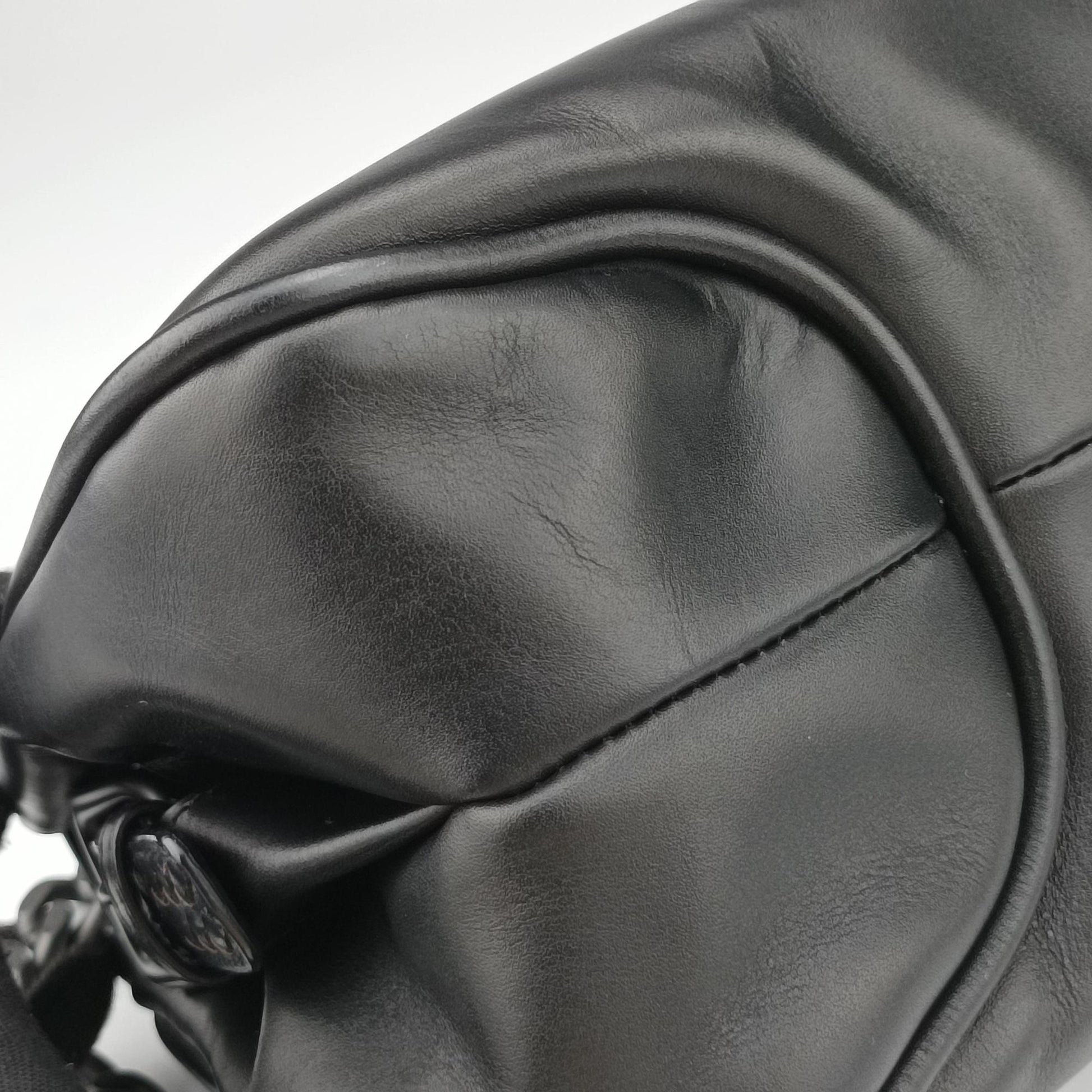 Intrecciato Black lambskin B03338271Lイントレチャート ブラック ラムスキン B03338271L