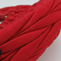 Wander Matelasse hobo Red Satin 5BC125 IC Chipワンダー マテラッセ ホーボー レッド サテン 5BC125 ICチップ