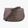 Luna Intrecciato Brown lambskin B07744018G IC Chipルナ イントレチャート ブラウン ラムスキン B07744018G ICチップ