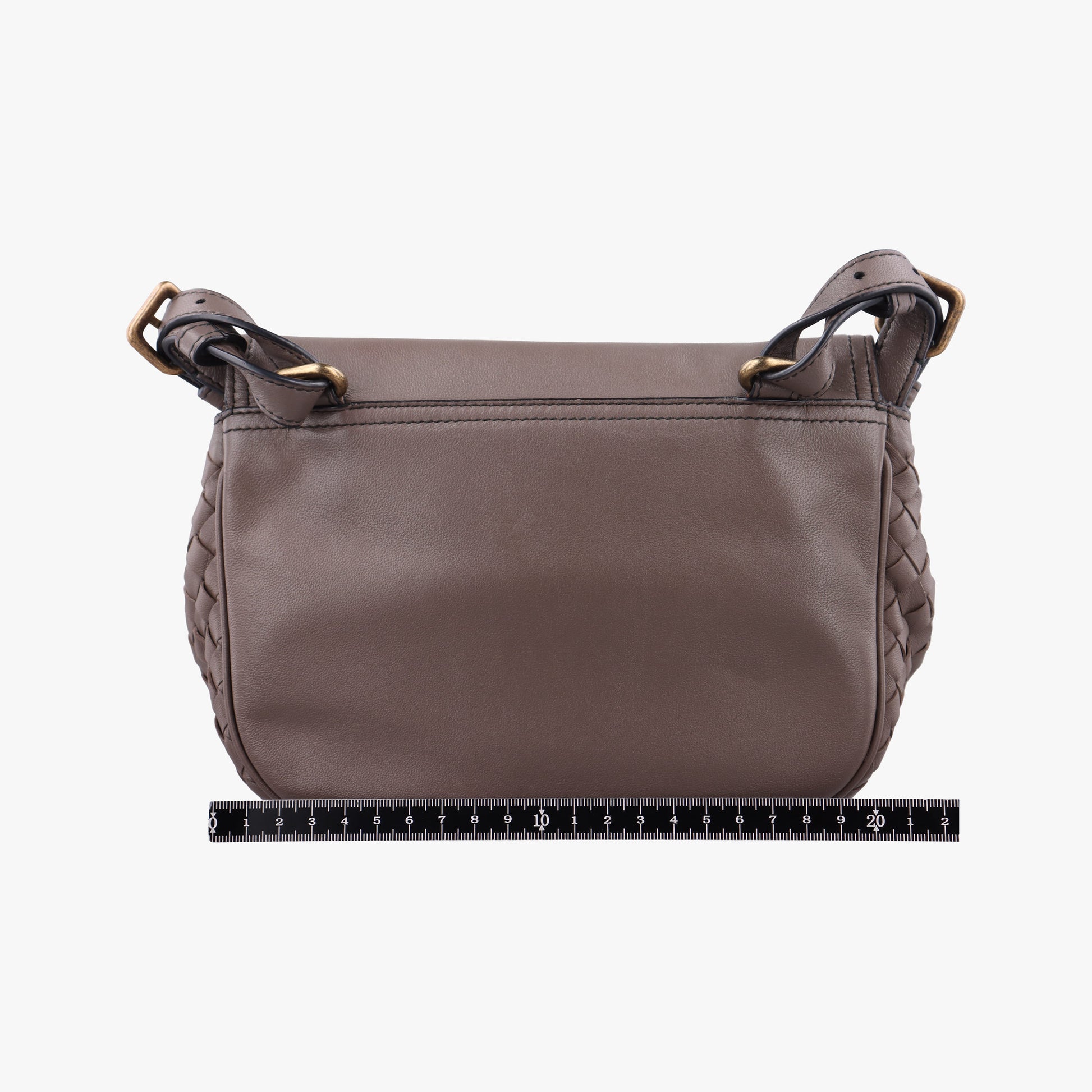 Luna Intrecciato Brown lambskin B07744018G IC Chipルナ イントレチャート ブラウン ラムスキン B07744018G ICチップ