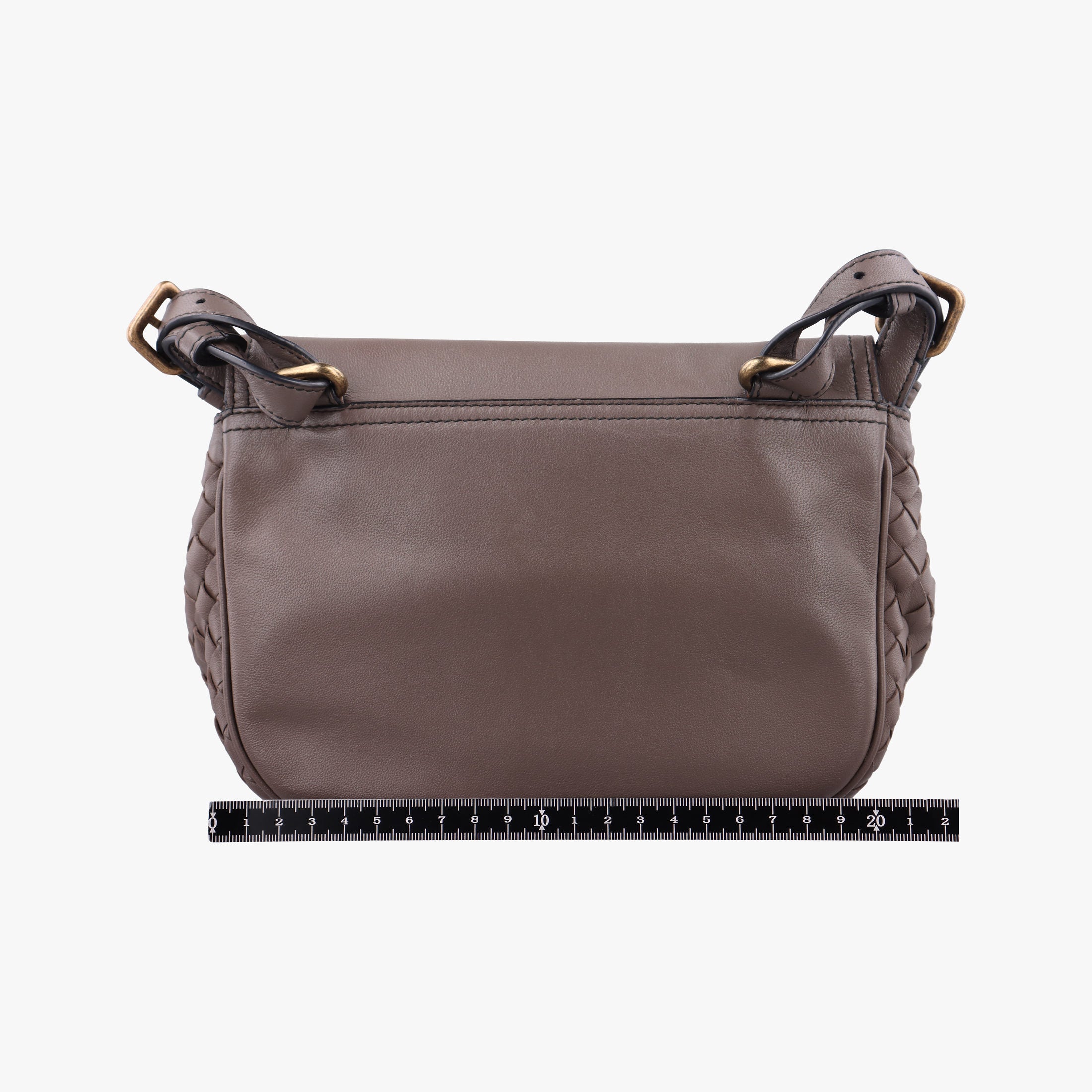 Luna Intrecciato Brown lambskin B07744018G IC Chipルナ イントレチャート ブラウン ラムスキン B07744018G ICチップ