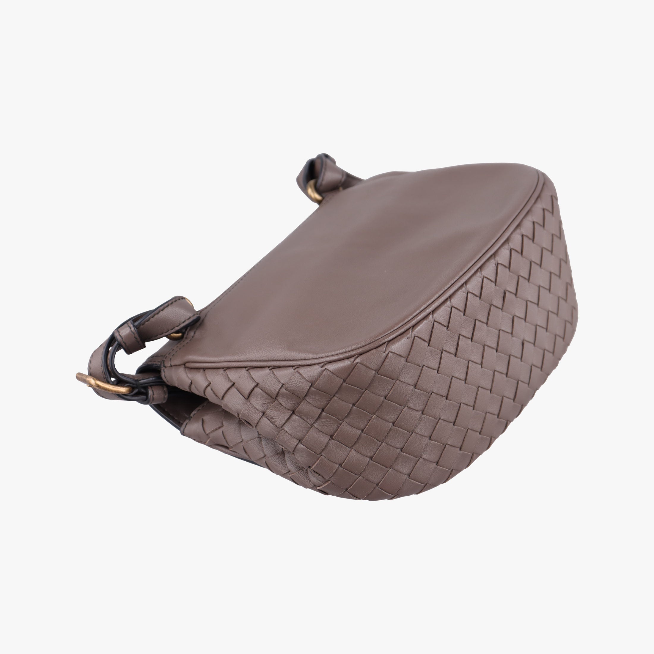 Luna Intrecciato Brown lambskin B07744018G IC Chipルナ イントレチャート ブラウン ラムスキン B07744018G ICチップ