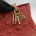Lady Dior Red Leather 01-BO-1117レディディオール レッド レザー 01-BO-1117