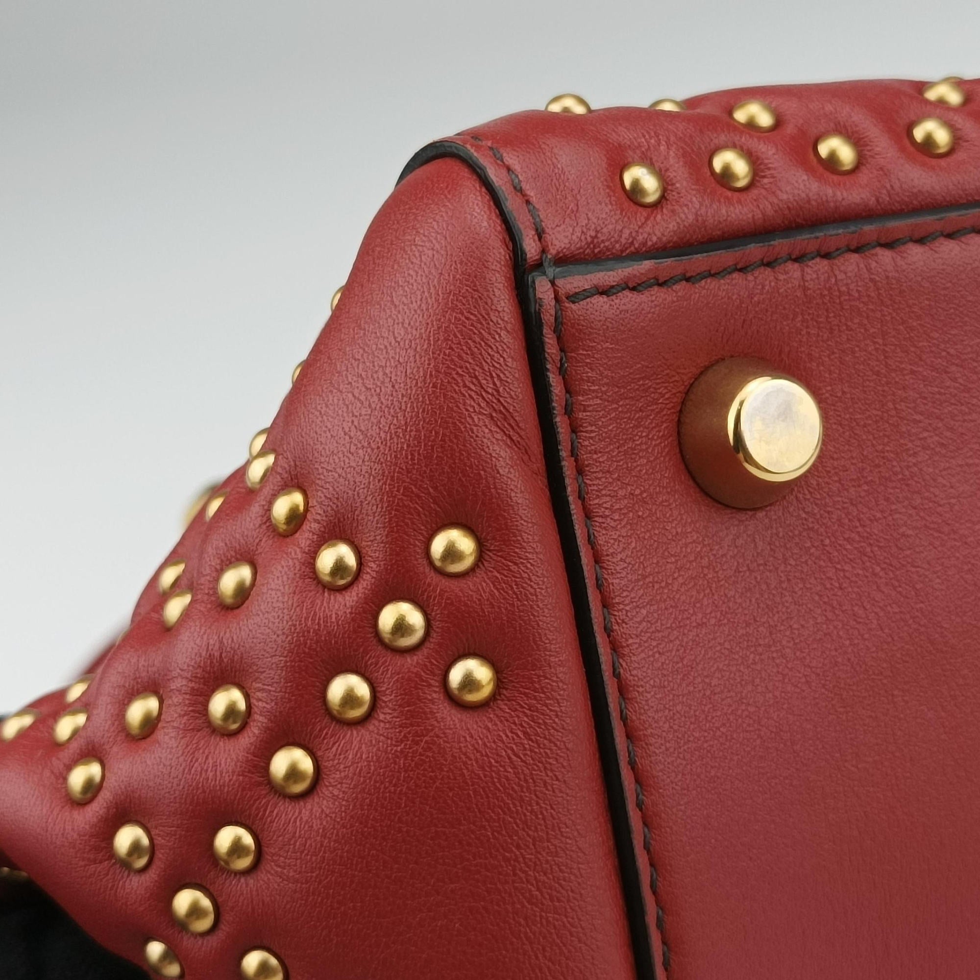Lady Dior Red Leather 01-BO-1117レディディオール レッド レザー 01-BO-1117