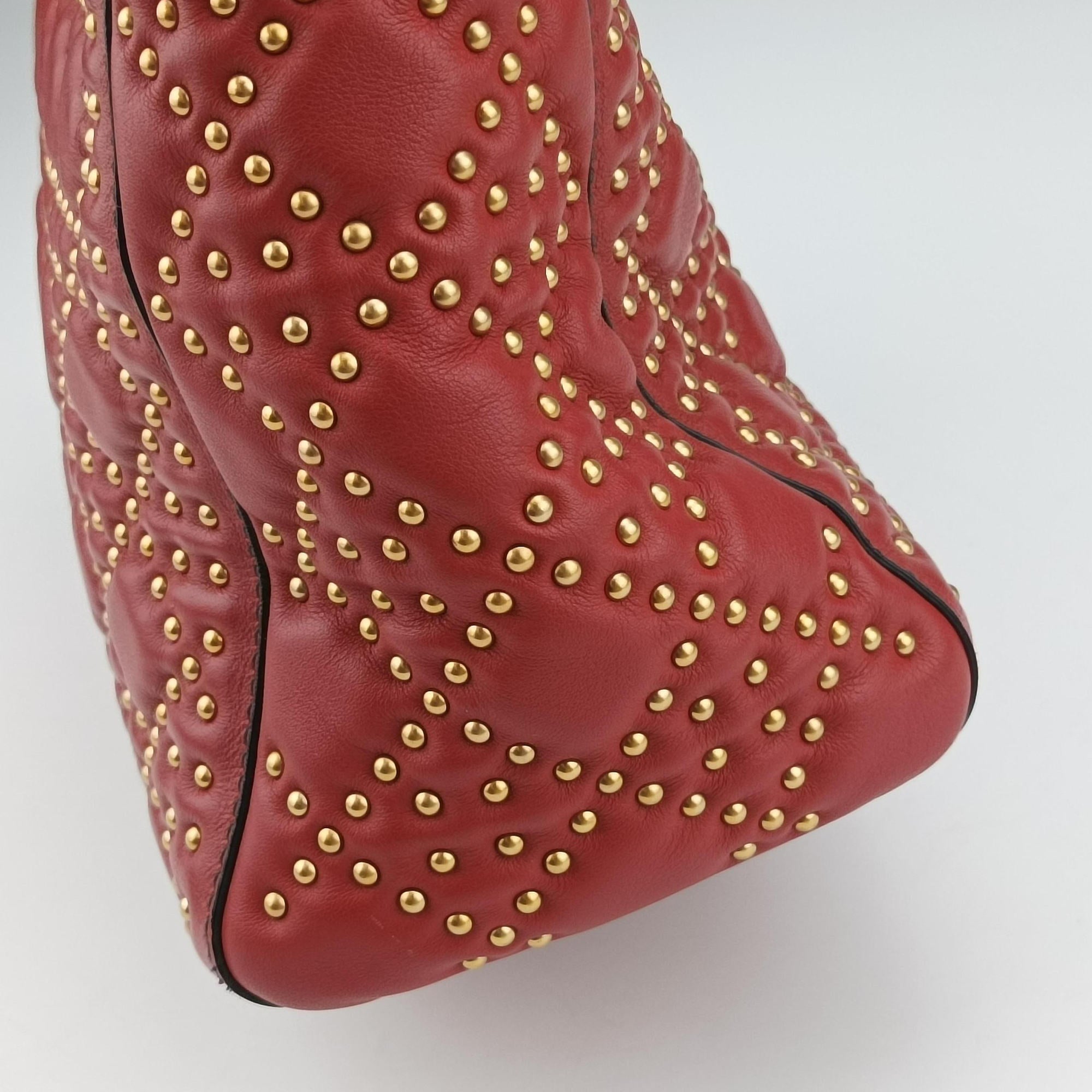 Lady Dior Red Leather 01-BO-1117レディディオール レッド レザー 01-BO-1117