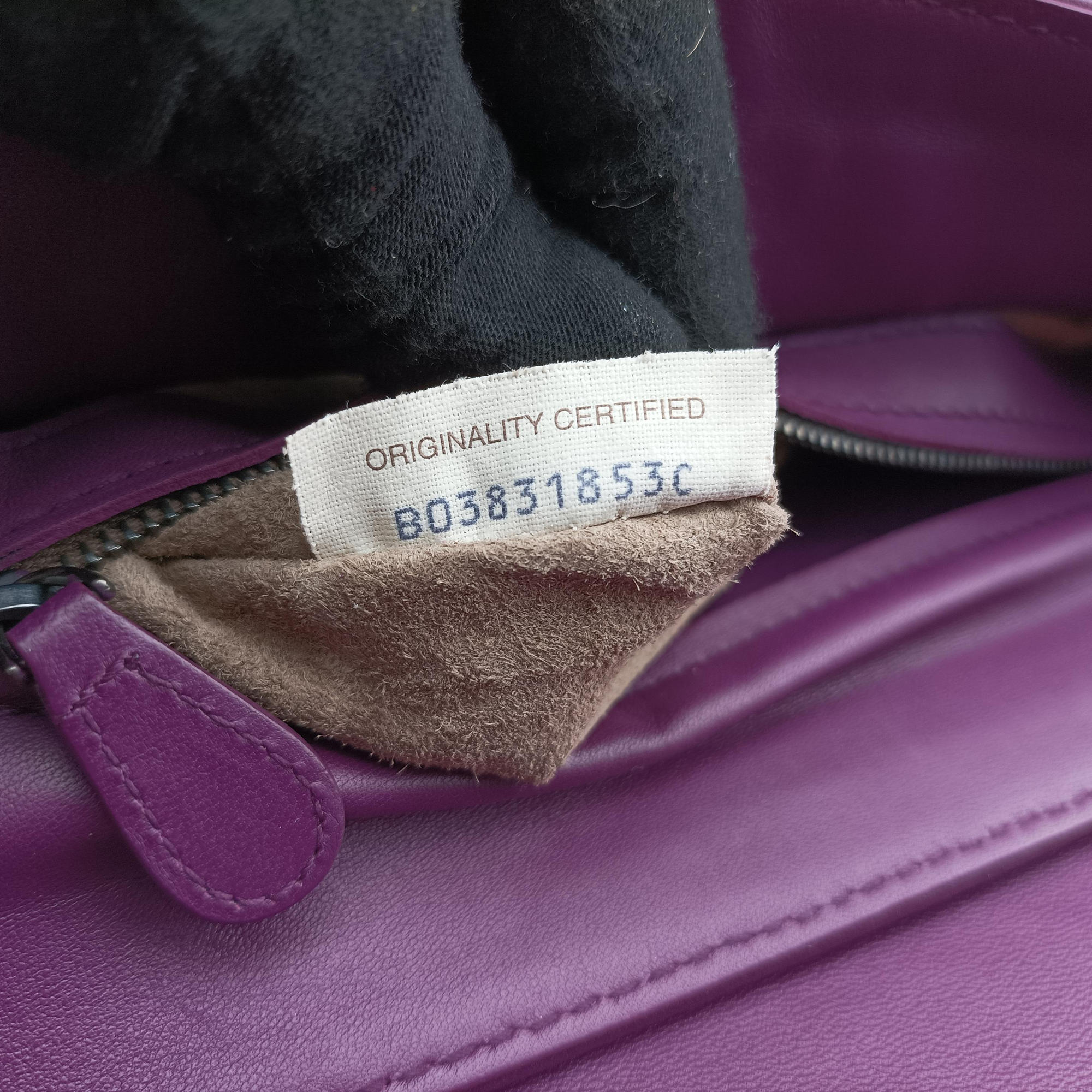 Intrecciato Purple lambskin B03831853Cイントレチャート パープル ラムスキン B03831853C