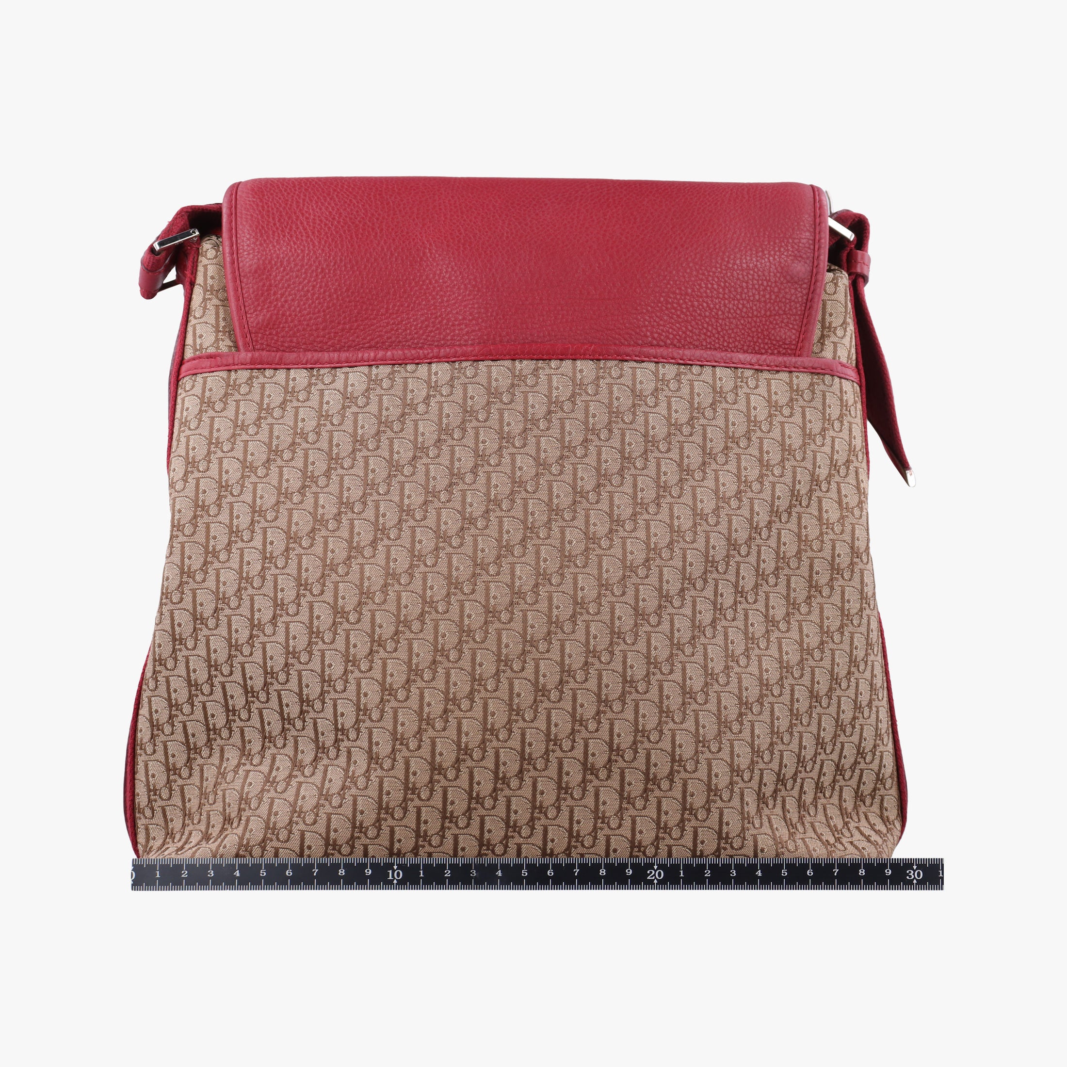 Street Chic Messenger Red × Brown Jacquard Canvas×Leather 07-BO-1015ストリートシック メッセンジャー レッド × ブラウン ジャガード キャンバス × カーフレザー 07-BO-1015