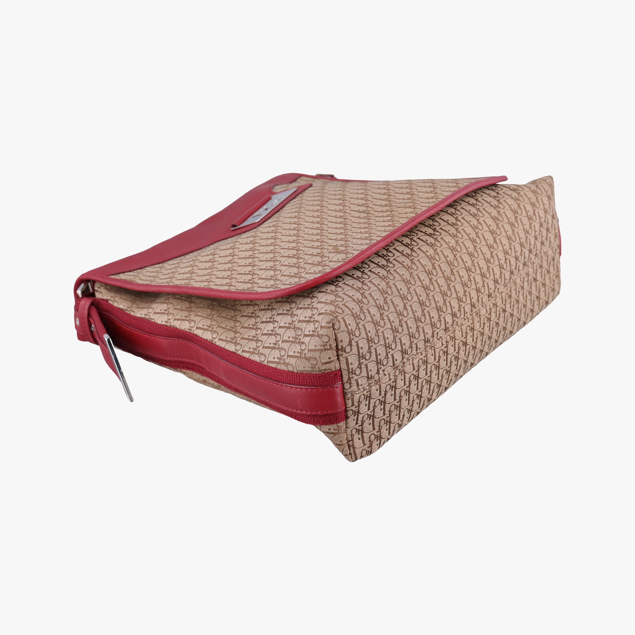 Street Chic Messenger Red × Brown Jacquard Canvas×Leather 07-BO-1015ストリートシック メッセンジャー レッド × ブラウン ジャガード キャンバス × カーフレザー 07-BO-1015