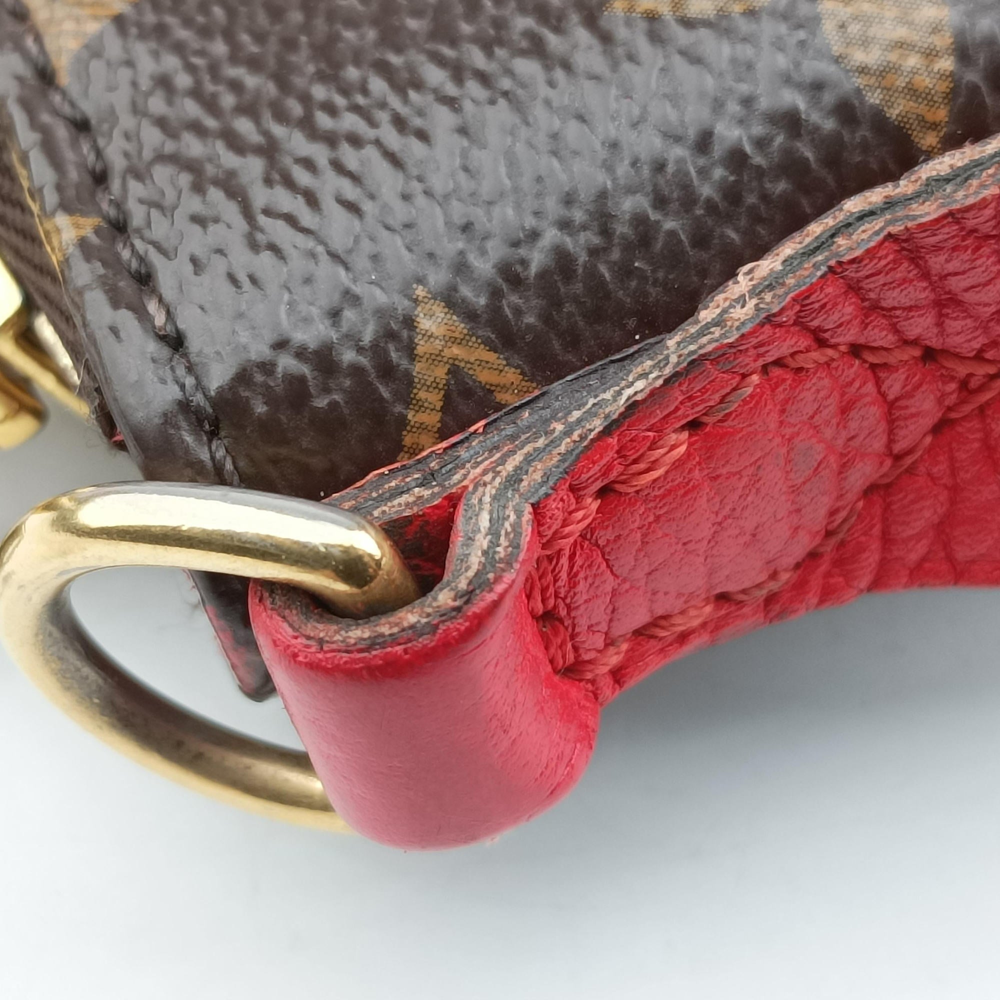 ESTRELA brown×COQUELICOT Monogram Canvas×calf leather M51193 SP4174エストレーラ モノグラム/ブラウン×コクリコ モノグラムキャンバス×カーフレザー M51193 SP4174