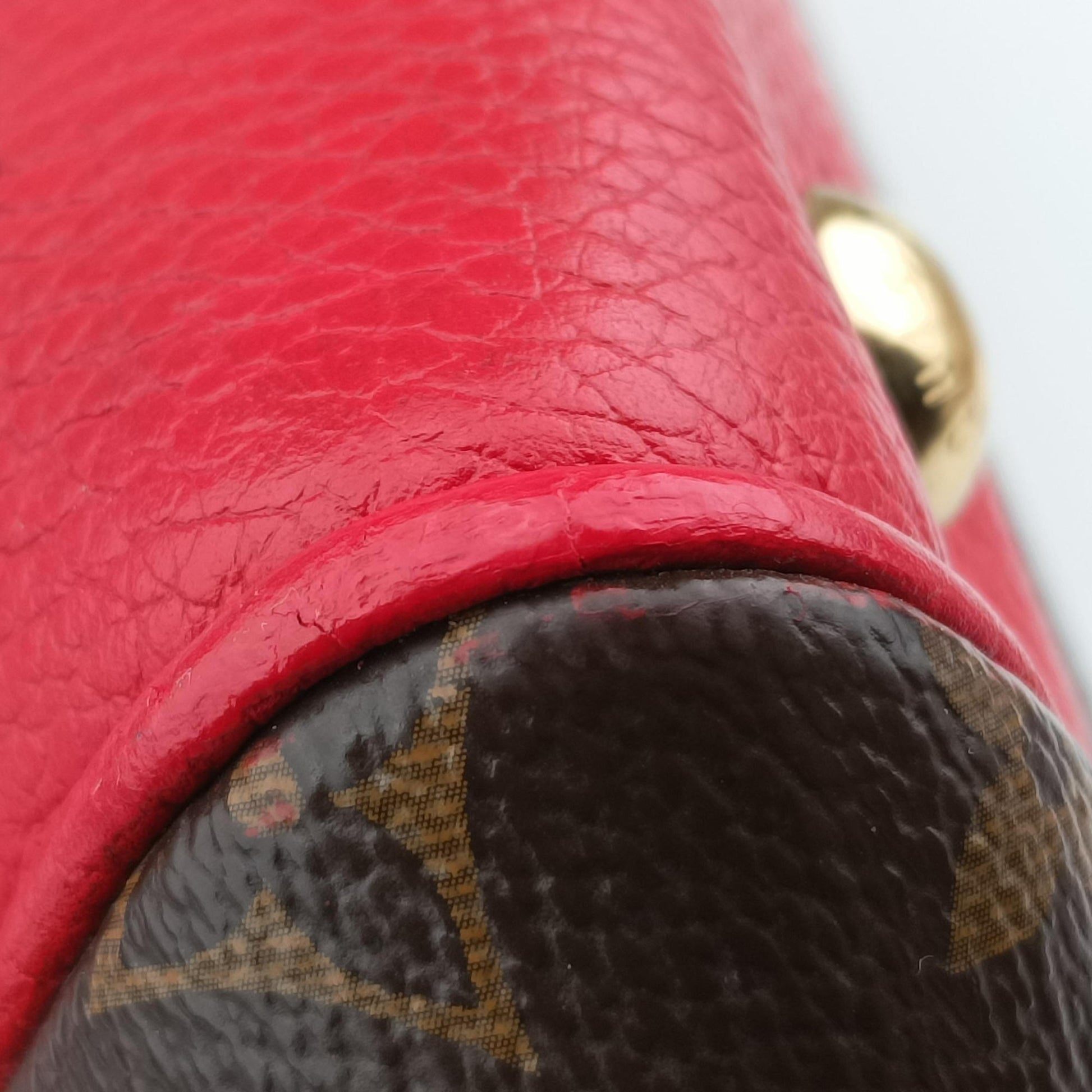 ESTRELA brown×COQUELICOT Monogram Canvas×calf leather M51193 SP4174エストレーラ モノグラム/ブラウン×コクリコ モノグラムキャンバス×カーフレザー M51193 SP4174