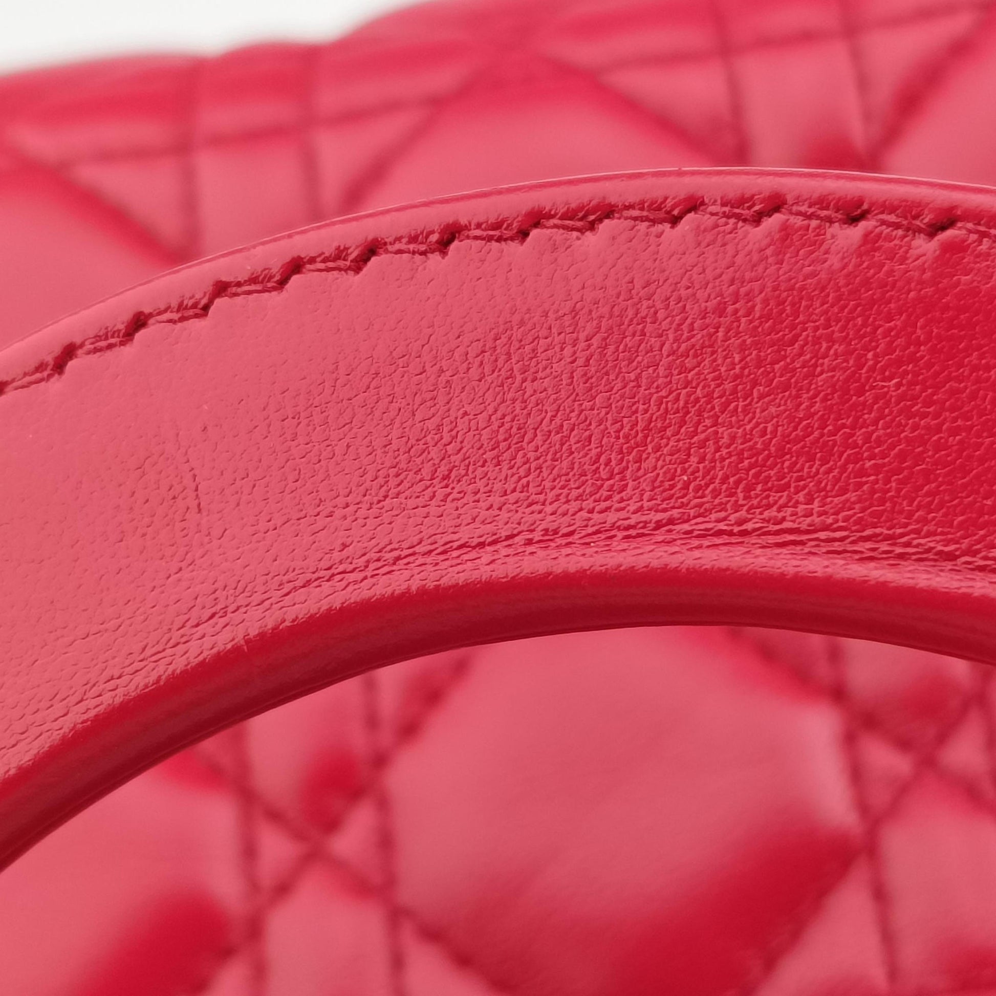 Lady Dior Red lambskin 18-MA-1103レディディオール レッド ラムスキン 18-MA-1103