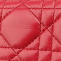 Lady Dior Red lambskin 18-MA-1103レディディオール レッド ラムスキン 18-MA-1103