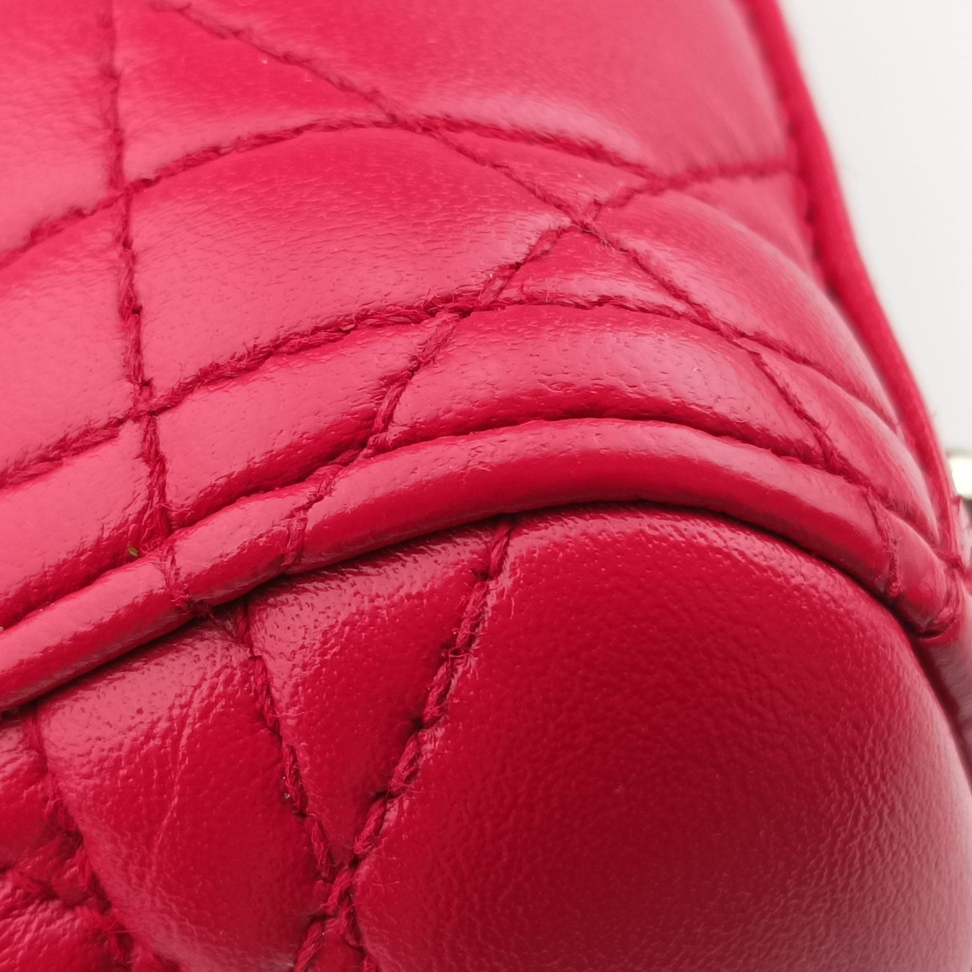 Lady Dior Red lambskin 18-MA-1103レディディオール レッド ラムスキン 18-MA-1103
