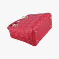 Lady Dior Red lambskin 18-MA-1103レディディオール レッド ラムスキン 18-MA-1103