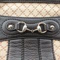 Horsebit Diamante Beige × Dark Brown Canvas×Leather 247286 B6612517ホースビット ディアマンテ ベージュ × ダークブラウン キャンバス×レザー 247286 B6612517