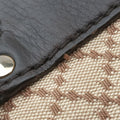 Horsebit Diamante Beige × Dark Brown Canvas×Leather 247286 B6612517ホースビット ディアマンテ ベージュ × ダークブラウン キャンバス×レザー 247286 B6612517