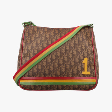 Rasta Trotter Messenger beige×Multicolour PVC coated canvas BO A 0074ラスタトロッターメッセンジャー ベージュ×マルチカラー PVCコーティングキャンバス BO A 0074