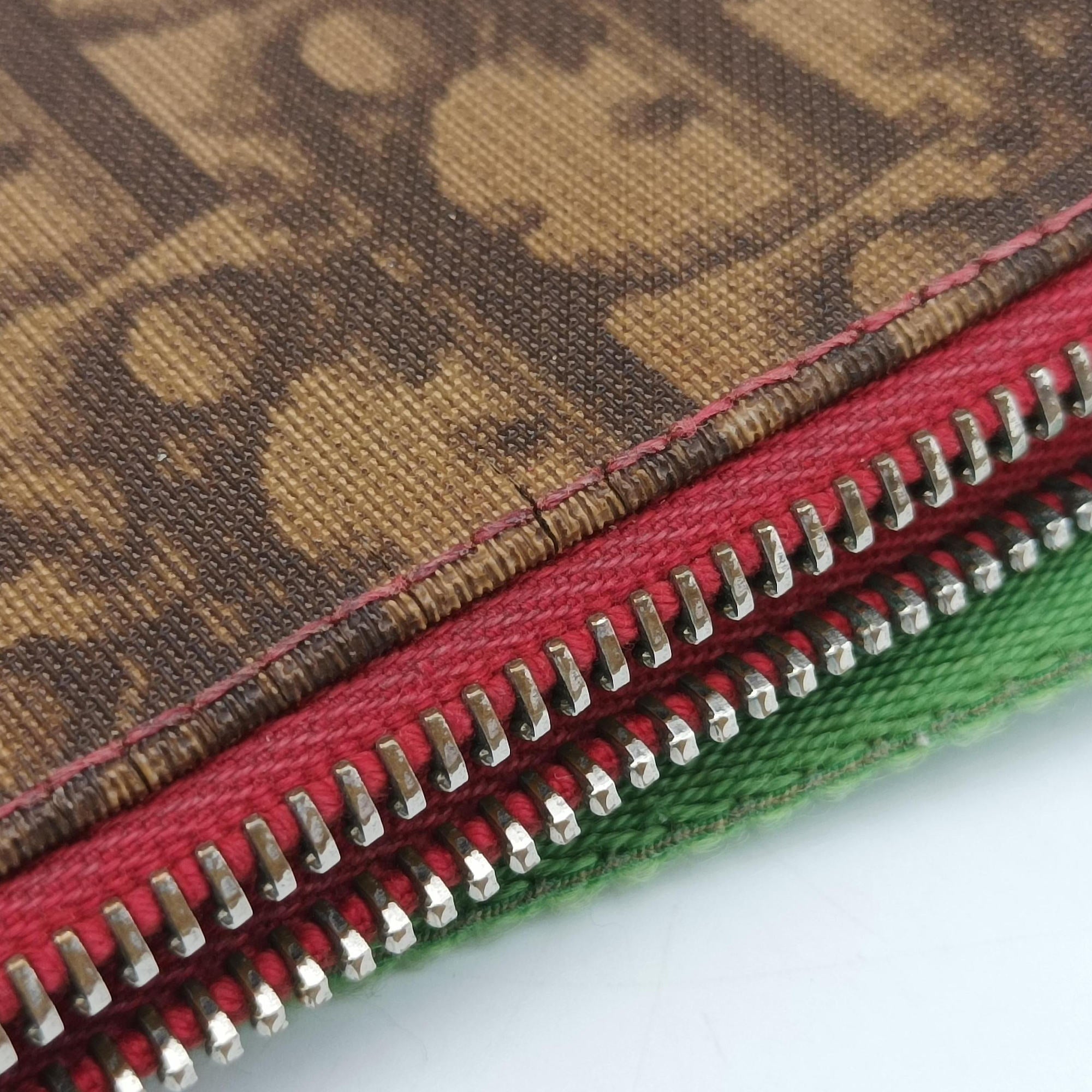 Rasta Trotter Messenger beige×Multicolour PVC coated canvas BO A 0074ラスタトロッターメッセンジャー ベージュ×マルチカラー PVCコーティングキャンバス BO A 0074